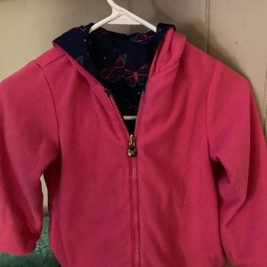 Little girls London Fog Reversible Coat